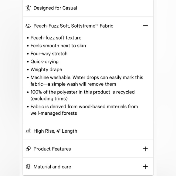 Lululemon Softstreme High-Rise Short 4" NWT Size4 - Picture 12 of 12